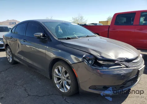 2015 Chrysler 200 S из США, поврежденный, VIN 1C3CCCBB3FN667567